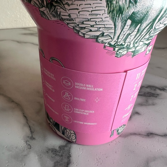 Stanley Wicked For Good Pink Ozian Revival Quencher H2.0 Tumbler, Brand New - Picture 5 of 7